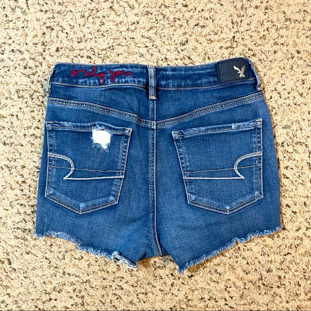 AE high rise shorts